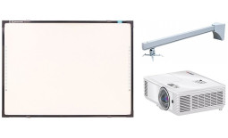 Интерактивный комплект IQBoard DVT TN092 (доска, проектор InFocus SP226ST, настенное крепление Wize WTH140, кабель HDMI)