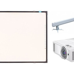 Интерактивный комплект IQBoard DVT TN092 (доска, проектор InFocus SP226ST, настенное крепление Wize WTH140, кабель HDMI)