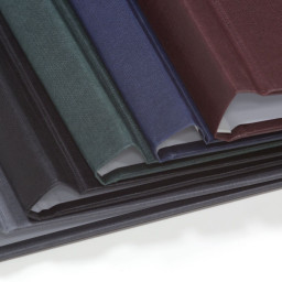 Обложки OPUS C-Bind Classic E, A4, 24 мм, твердые, серые, 10 шт.