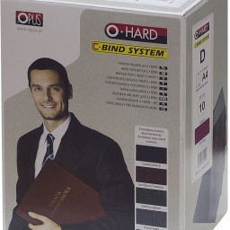 Обложки OPUS C-Bind Classic E, A4, 24 мм, твердые, серые, 10 шт.
