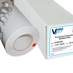 Пленка VarioJet Premium Protective Bubble Film, самоклеящаяся, текстура пузырьки, 80 мкм, 1370 мм x 50 м