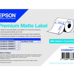 Бумага Epson PP Matte Label, матовая, 51мм x 29м