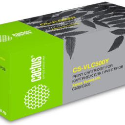 Тонер-картридж Cactus Toner CS-VLC500Y для Xerox VersaLink C500, C505 (yellow), 2400 стр.