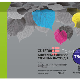 Картридж Cactus Cartridge CS-EPT8041 для Epson SureColor SC (photo black), 700 мл