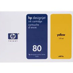 Картридж HP 80 (yellow) 175мл