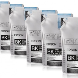 Чернила Epson T741x UltraChrome DS комплект (high density black), 6 шт. x 1000 мл