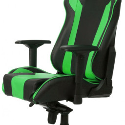 Игровое кресло DXRacer King OH/KS06/NE (чёрно-зелёный)