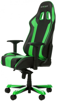 Игровое кресло DXRacer King OH/KS06/NE (чёрно-зелёный)