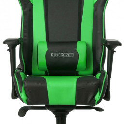 Игровое кресло DXRacer King OH/KS06/NE (чёрно-зелёный)