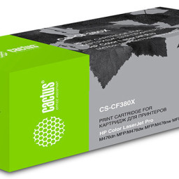 Картридж лазерный Cactus CS-CF380X черный (4400 стр.) для HP LJ Pro M476dn/M476nw/M476dw