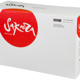 Тонер-картридж SAKURA CE260X для HP Color LaserJet CP4020/4025/4520/3525 (black), 17000 с (PP051379)