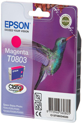 Картридж Epson T0803 Security Version (magenta)