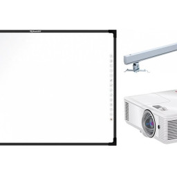 Интерактивный комплект IQBoard DVT TN100 (доска, проектор InFocus SP226ST, настенное крепление Wize WTH140, кабель HDMI)