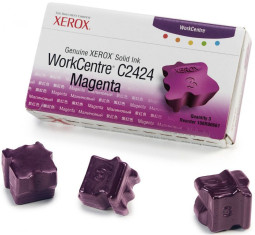 Чернила Xerox для WorkCentre C2424 (magenta) набор, 3 шт.
