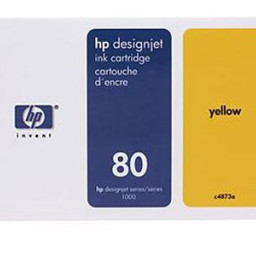 Картридж HP 80 (yellow) 350мл
