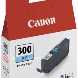 Картридж Canon LUCIA PRO Ink PFI-300 PC (photo cyan)