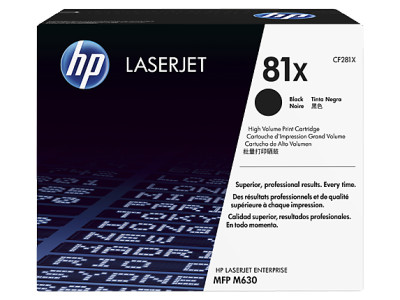 Картридж HP LaserJet 81x (black), 25 000 стр.