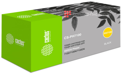 Картридж лазерный Cactus CS-PH7100BK 106R02612 черный (5000 стр.) для Xerox Phaser 7100/7100N/7100DN