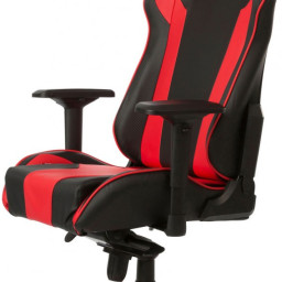 Игровое кресло DXRacer King OH/KS06/NR (чёрно-красный)
