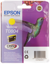 Картридж Epson T0804 Security Version (yellow)
