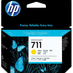 Картридж HP 711 комплект (yellow) 3шт х 29мл
