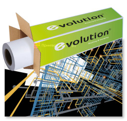 Бумага с покрытием Техноэволаб Evolution Premium Coated Paper, А1+, 610 мм, 120 г/кв.м, 30 м