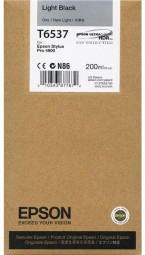 Картридж Epson T6537 (light black) 200 мл