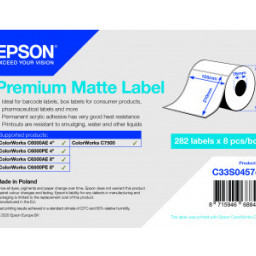 Бумага Epson Premium Matte Label, матовая, 102мм x 60м