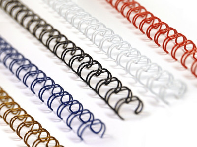 Пружины ProfiOffice металлические, шаг 3:1, диаметр 3/8, белые, 100шт