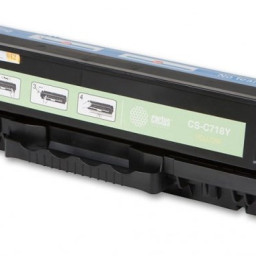 Картридж лазерный Cactus CS-C718Y желтый (2900стр.) для Canon LaserBase MF8330i-Sensys/ MF8330cdni-Sensys/ MF8350i-Sensys/ MF8350cdni-Sensys, LBP7200i-Sensys/ 7200cdni-Sensys