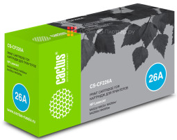 Картридж лазерный Cactus CS-CF226A черный (3100 стр.) для HP LJ M402d/M402n/M426dw/M426fdn/M426fdw