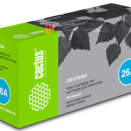 Картридж лазерный Cactus CS-CF226A черный (3100 стр.) для HP LJ M402d/M402n/M426dw/M426fdn/M426fdw