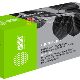 Картридж лазерный Cactus CS-TN423BK черный (6500стр.) для Brother DCP L8410CDW/HL L8260CDW/MFC L8690CDW