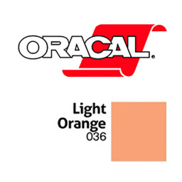Пленка Oracal 641G F036 (светло-оранжевый), 75мкм, 1260мм x 50м (4011363107127)