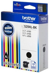 Картридж Brother LC-529XLBK (black), 2400 стр.