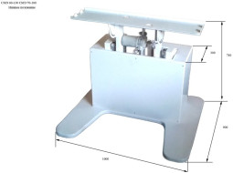 Напольная мобильная стойка CMЭ-70/100