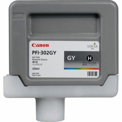 Картридж Canon PFI-302GY (gray) 330 мл