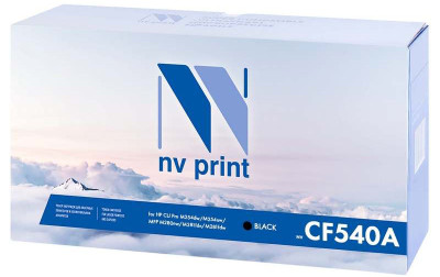 Картридж NVP совместимый NV-CF540A Black для HP Color LaserJet Pro M254dw/ M254nw/ M280nw/ M281fdn/ M281fdw (1400k)