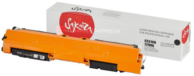 Тонер-картридж SAKURA CE310A/729Bk для HP Color LaserJet Pro CP1025/CP1025n, Canon i-SENS (PP052148)
