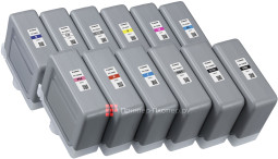 Комплект картриджей Canon PFI-1300 (C,M,Y,PBK,MBK,PC,PM,GY,PGY,R,B,CO) 12 шт x 330 мл