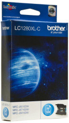 Картридж Brother LC-1280XL-C (cyan), 1200 стр.