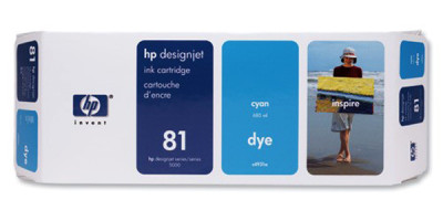 Картридж HP 81 комплект (cyan) 3шт x 680мл