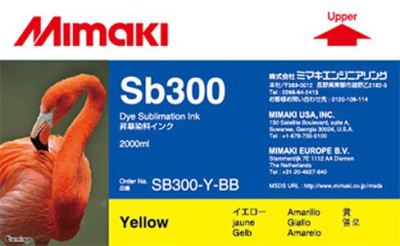Чернила Mimaki Sb300 (yellow), 2 л