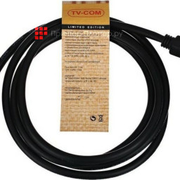 Кабель цифровой TV-COM HDMI19M to HDMI19M, V1.4+3D, 1.8m