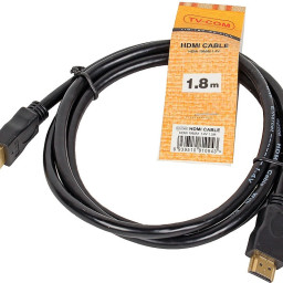 Кабель цифровой TV-COM HDMI19M to HDMI19M, V1.4+3D, 1.8m