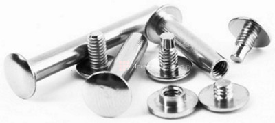 Винт металлический, 3,5 мм, с резьбой, серебряный, 1000 шт.