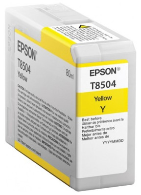 Картридж Epson T8504 UltraChrome HD (yellow), 80 мл