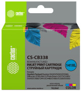 Картридж струйный Cactus CS-CB338 №141XL многоцветный (18 мл) для HP DJ D4263/D4363/D5360/DJ J5783/J6413/PS C4273/C4283/C4343/C4383/C4473/C4483/C4583/C5283/D5363