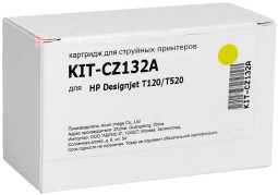 Картридж КИТОнер KIT-CZ132A (yellow), 29 мл