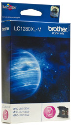 Картридж Brother LC-1280XL-M (magenta), 1200 стр.